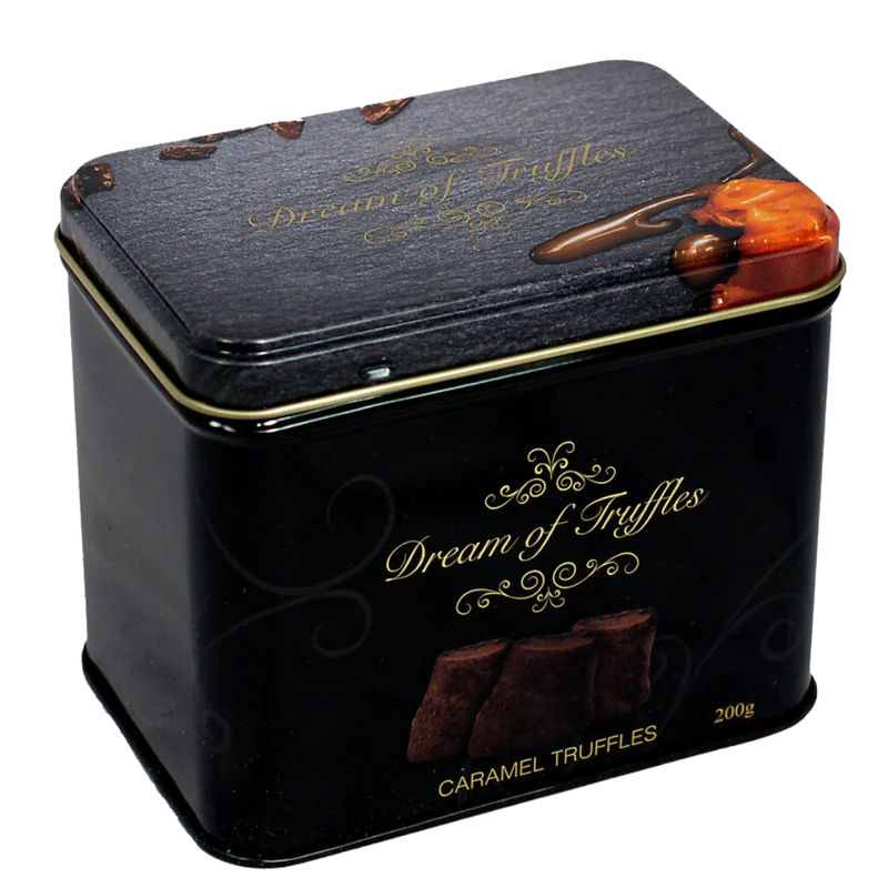 Karamell-Pralinen in nostalgischer Geschenkdose - 200 g