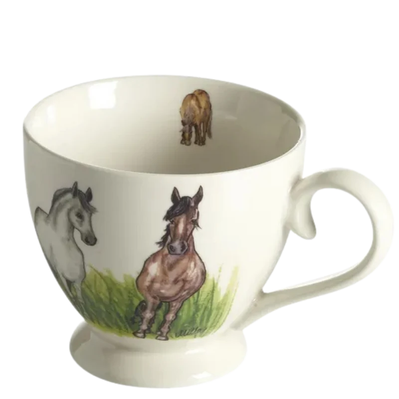 Teetasse mit Pferdemotiv - 10 cm, 40 cl