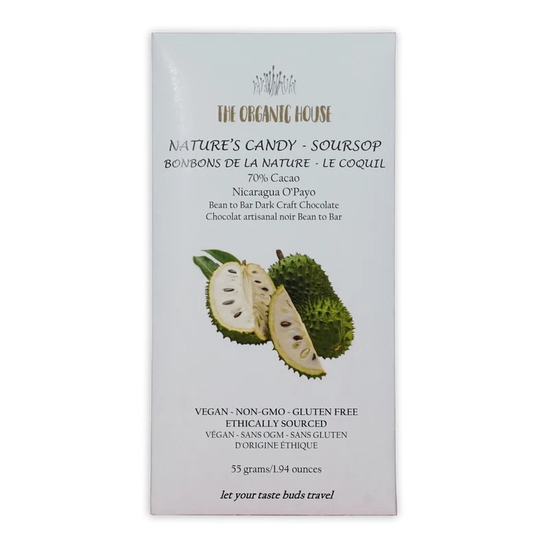 The Organic House Nature's Candy Soursop Dark 70%