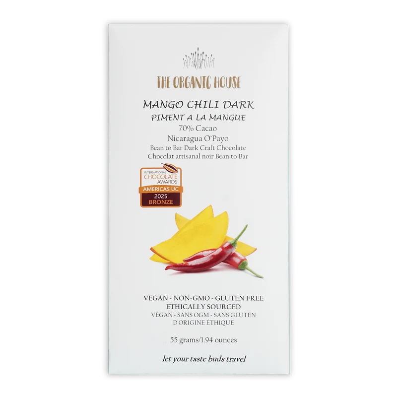 The Organic House Mango Chili Dark 70%