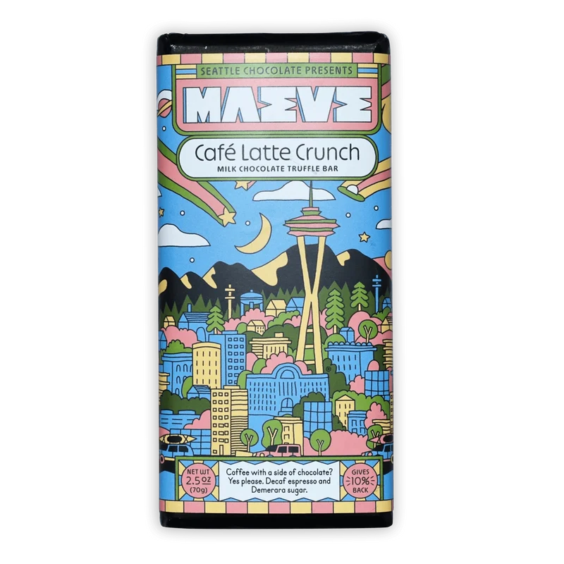 Maeve Cafe Latte Crunch Truffle Bar