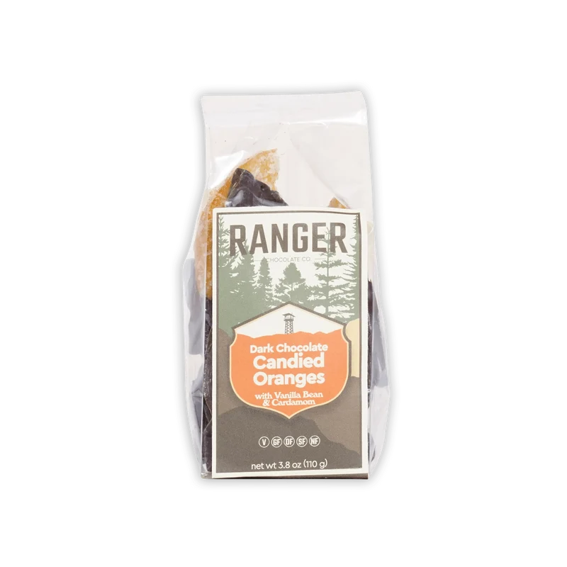 Ranger Candied Oranges w/ Spices in Dark Chocolate 70%