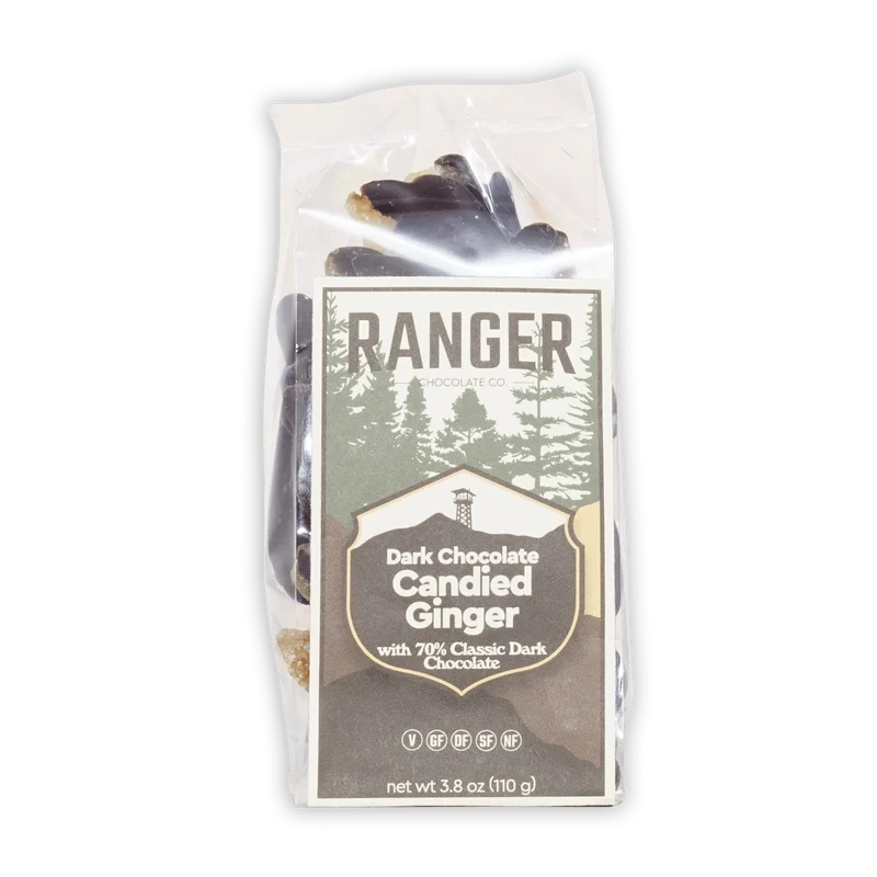 Ranger Dark Chocolate Candied Ginger 70%