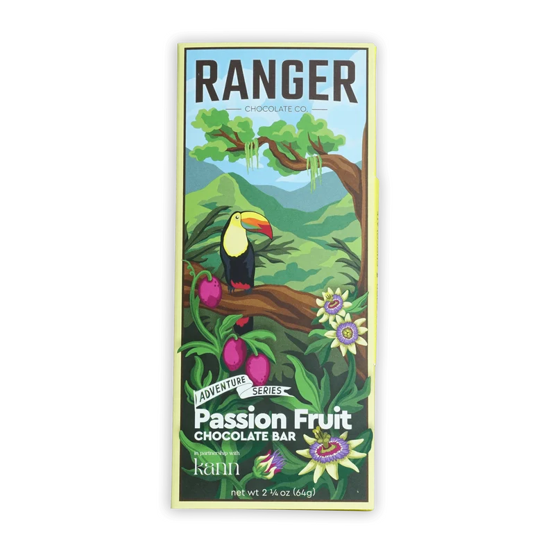 Ranger Passion Fruit Chocolate Bar 70%