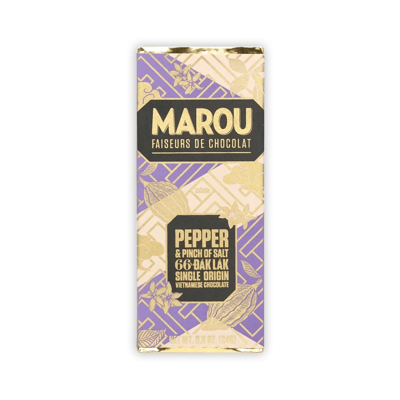 Marou Mini Bars Pepper & Salt 66%