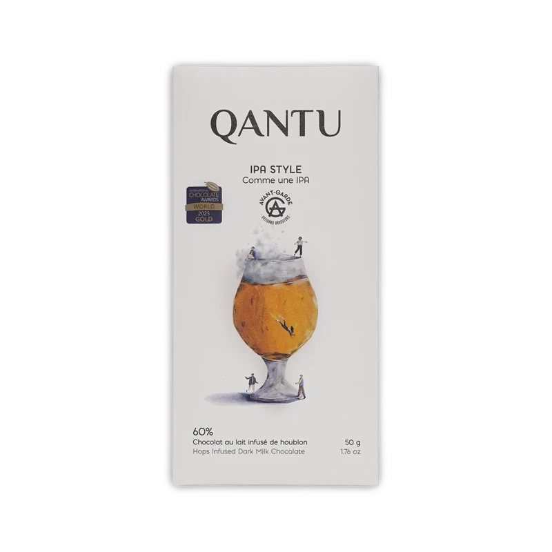 Qantu "IPA Style" Dark Milk Chocolate Infused w/ Hops