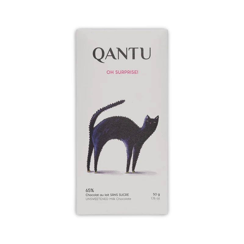 Qantu Oh Surprise! Milk Chocolate w/o Sugar