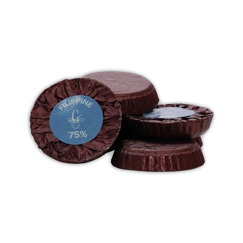 Guido Gobino Chocolate Disks Philippines 75% (25 pcs)