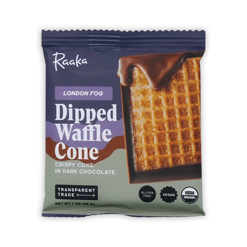 Raaka London Fog Dipped Waffle Cone 45%
