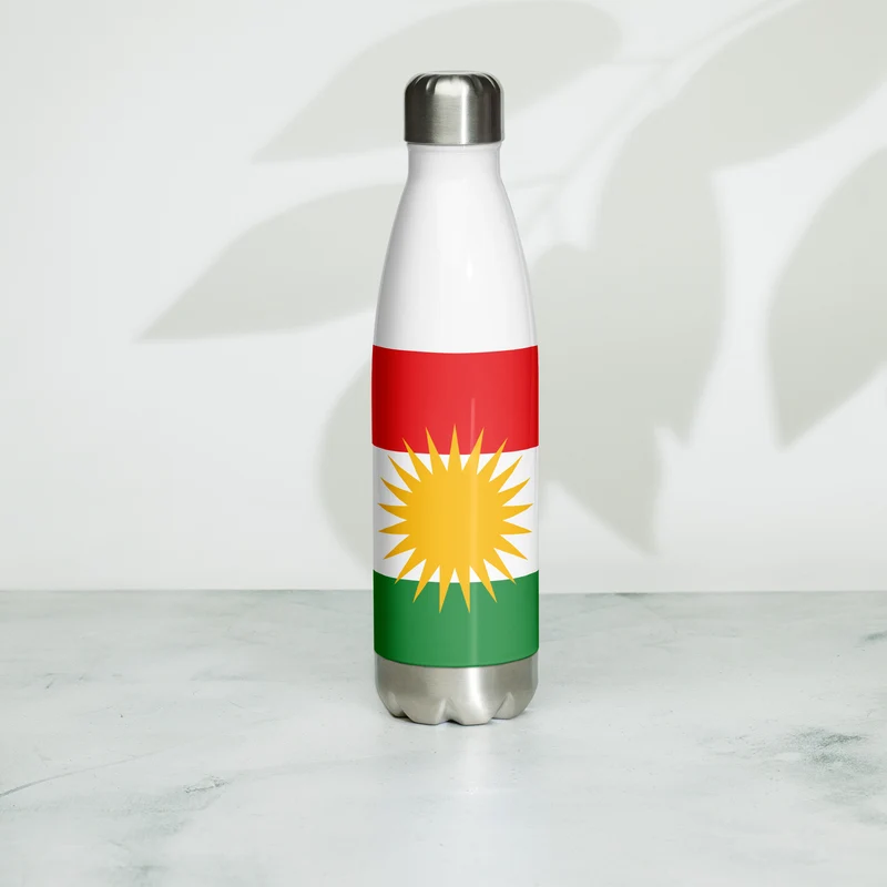 Kurdistan Flag Bottle – Kurdish Cultural Drinkware