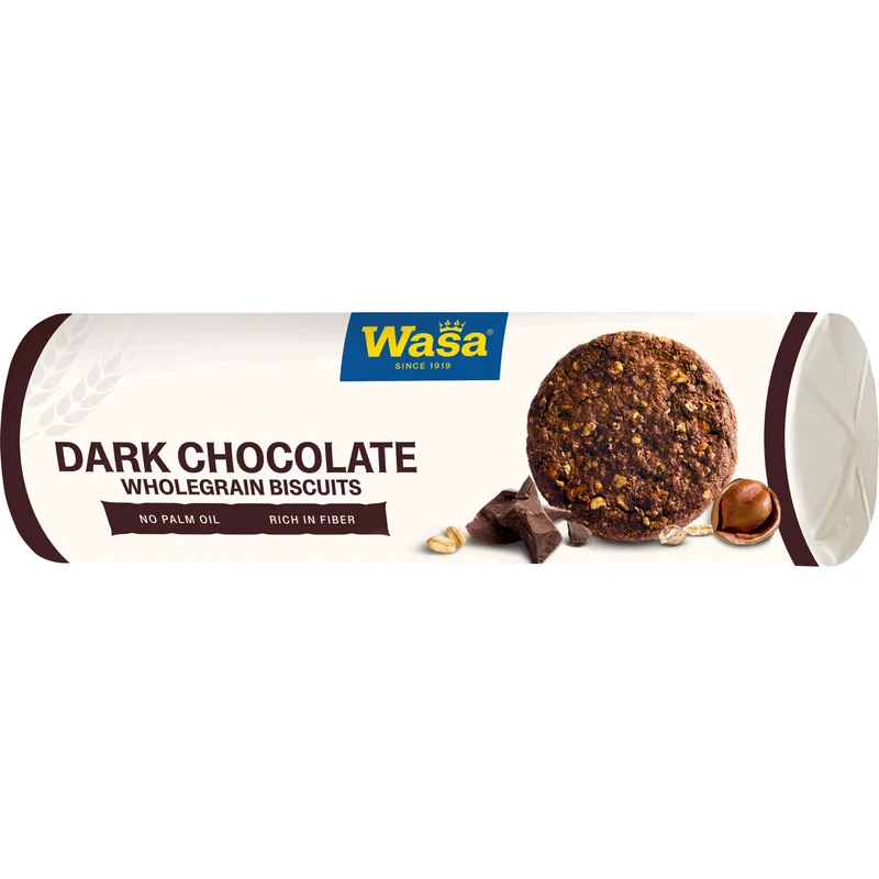 Wasa Kakor Dark Chocolate - Wholegrain Biscuits 230g