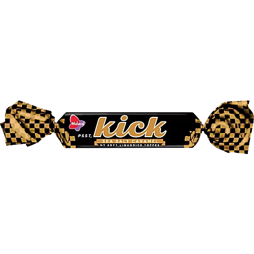 Malaco Kick Seasalt & Caramel Lakritskola - Licorice Toffee 19g