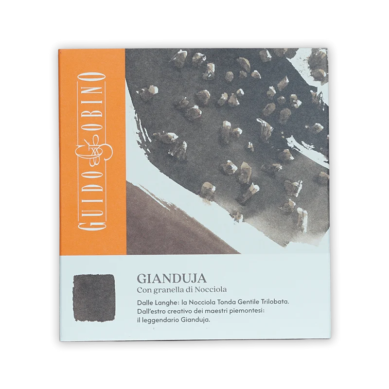Guido Gobino Gianduja w/ Hazelnuts Chocolate Bar 34%