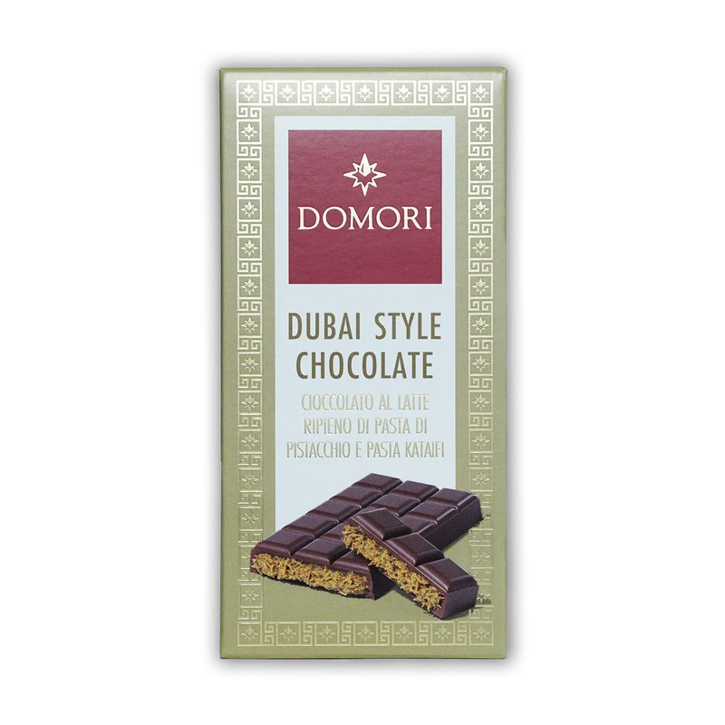 Domori Dubai Milk Chocolate Bar 38%