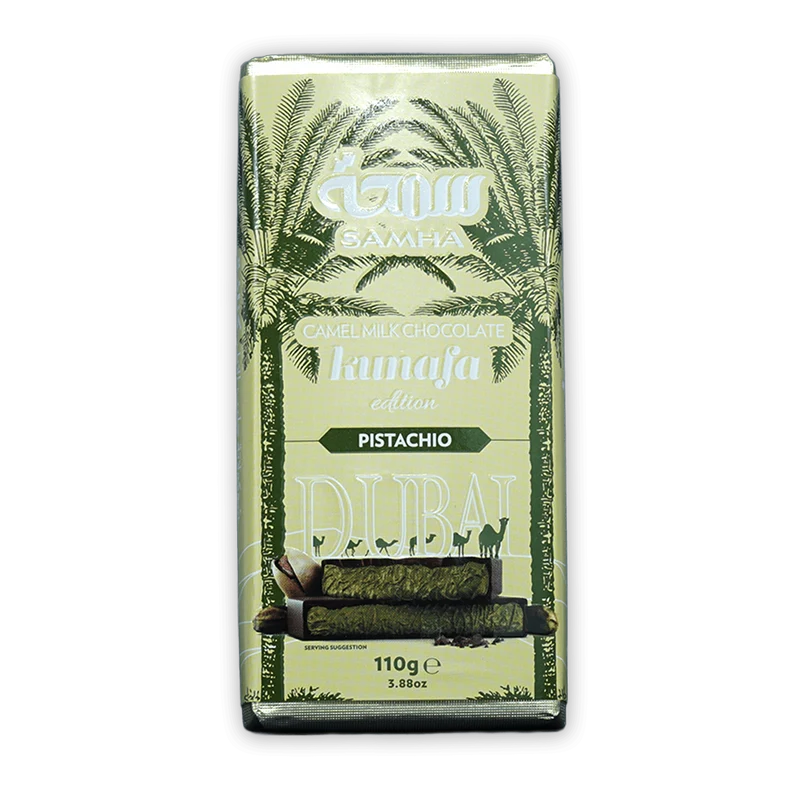 Samha Dubai Chocolate Milk Edition (Kunafa Pistachio Bar)