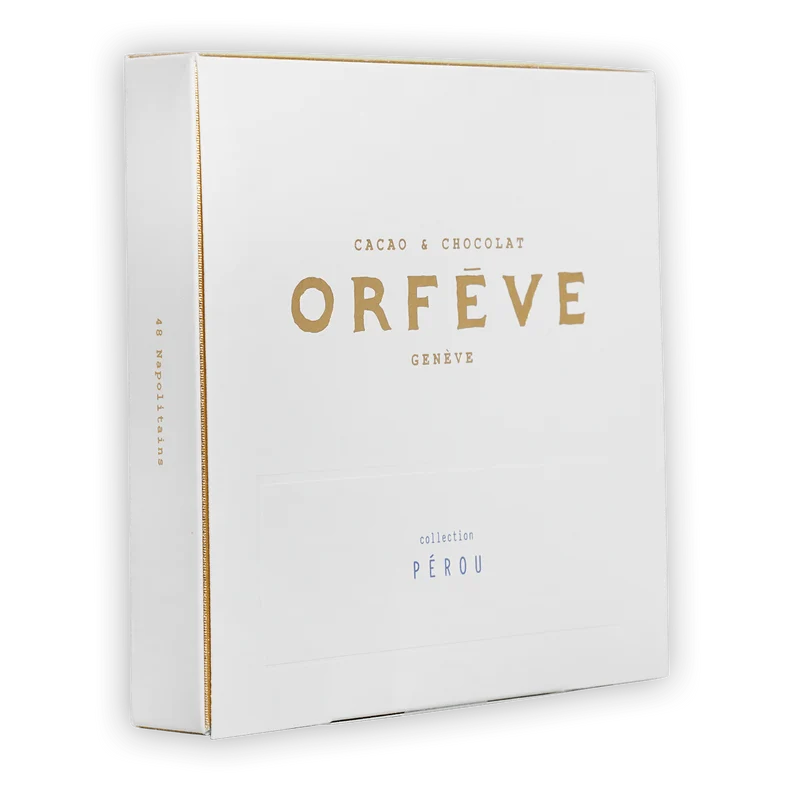 Orfeve Dark Chocolate Peru Tasting Box (48 pcs) 70%