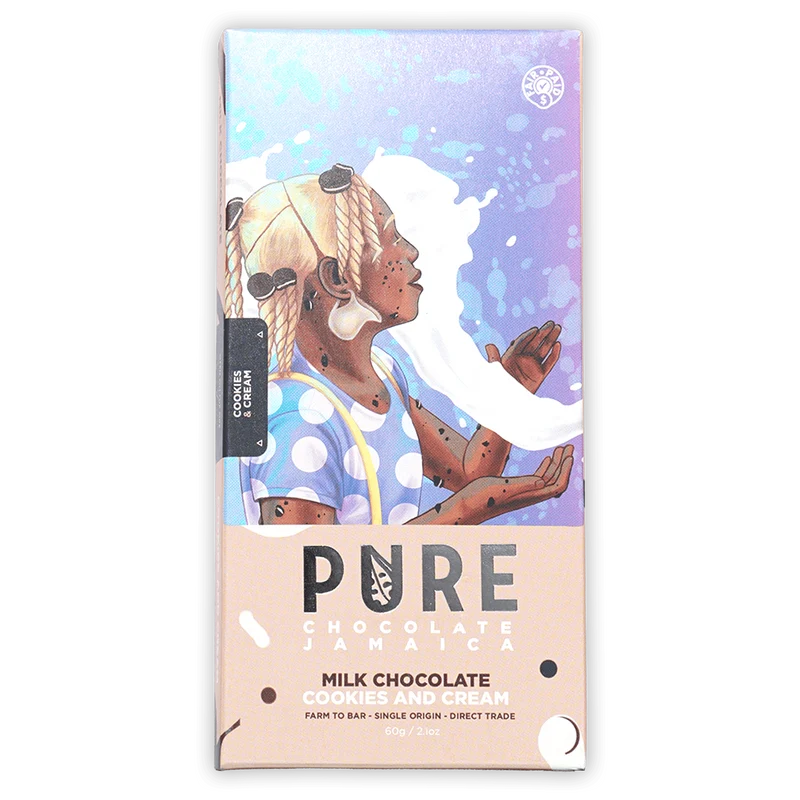 Pure Chocolate Milk Chocolate w/ Cookies & Cream 45%