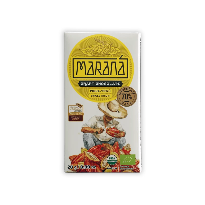 Marana Mini Chocolate Bars Piura Dark 70%