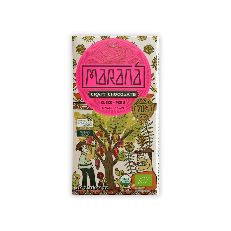 Marana Mini Chocolate Bars Cusco 70%