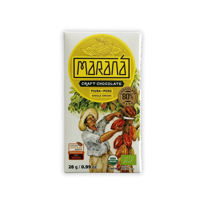 Marana Mini Chocolate Bars Piura 80%