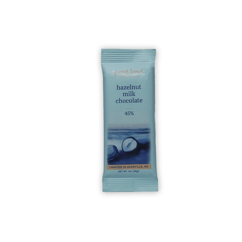 French Broad Mini Bars Hazelnut Milk 45%