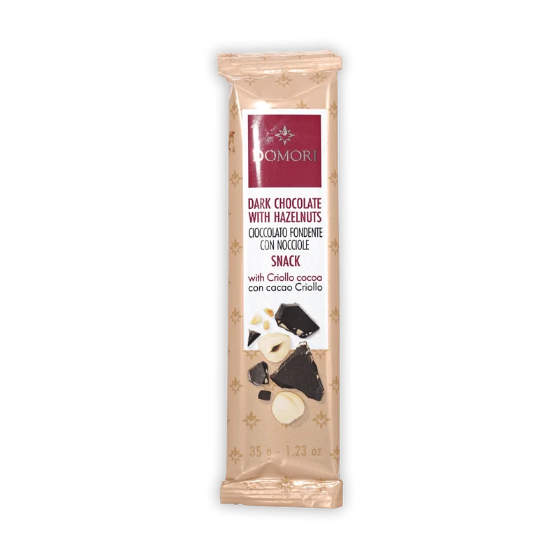 Domori Mini Bars Dark w/ Hazelnuts 70%
