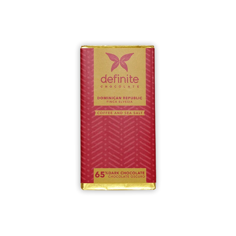 Definite Chocolate Mini Bars Dark w/ Coffee 65%