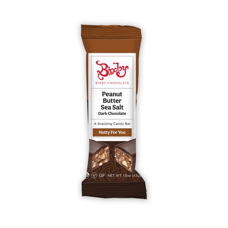Bixby Mini Chocolate Snack Bars Nutty for You 60%