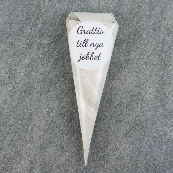 Liten chokladstrut | Grattis till nya jobbet | Chokladmix