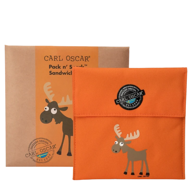 Carl Oscar - Pack n’ Snack™ Sandwichbeutel – Orange