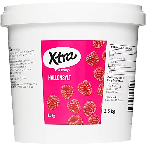 Xtra Hallonsylt - Raspberry Jam 1.5 kg