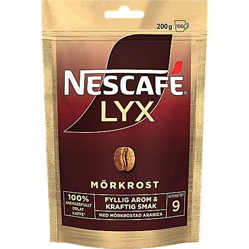 Nescafé Lyx Mörkrost Snabbkaffe - Luxury Instant Coffee 200g