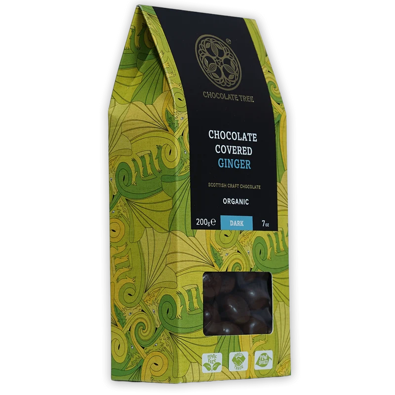 Chocolate Tree Dark Chocolate Covered Ginger 70%