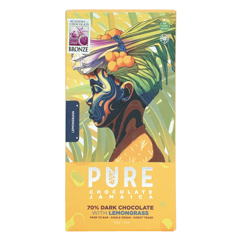 Pure Chocolate Dark w/ Lemongrass 70%