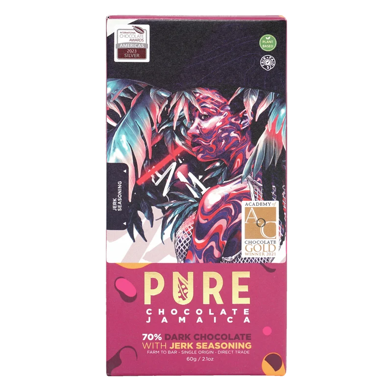 Pure Chocolate Dark w/ Jerk Seasoning 70%