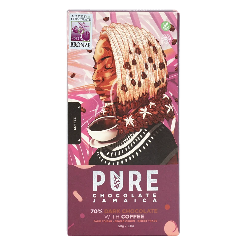 Pure Chocolate Dark w/ Coffee 70%