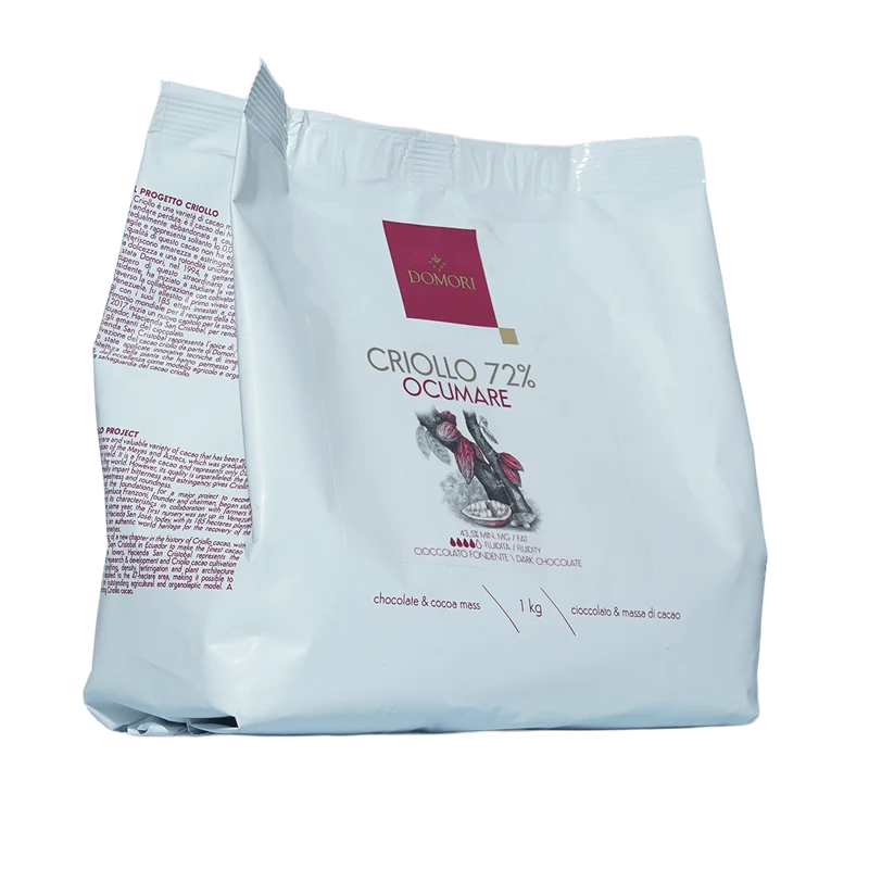 Domori Bulk Dark Ocumare Chocolate Drops 72% 1kg