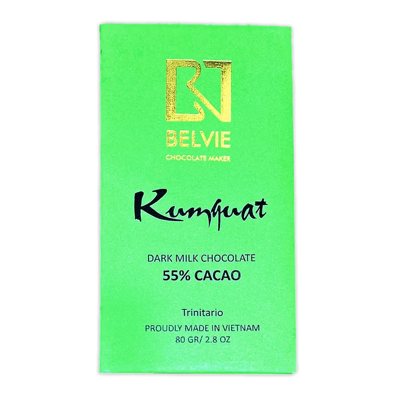 Belvie Dark Milk w/ Kumquat 55%
