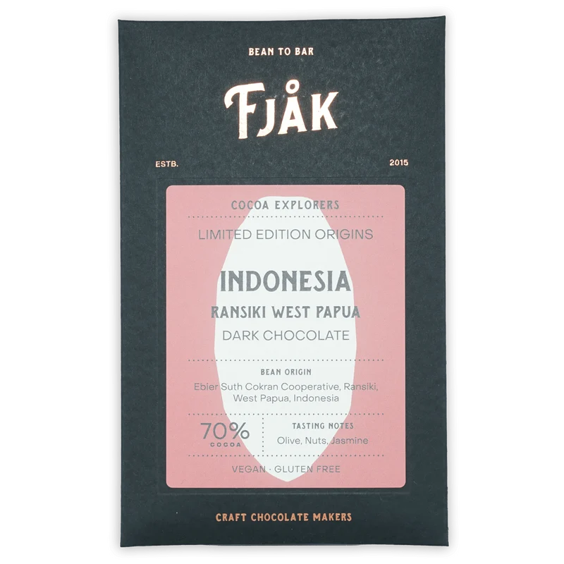 Fjåk Dark West Papua 70% (Limited Microlot Series)