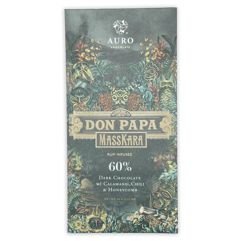 Auro x Don Papa Rum Masskara Dark w/ Calamansi Chili & Honeycomb 60% (Limited Batch)