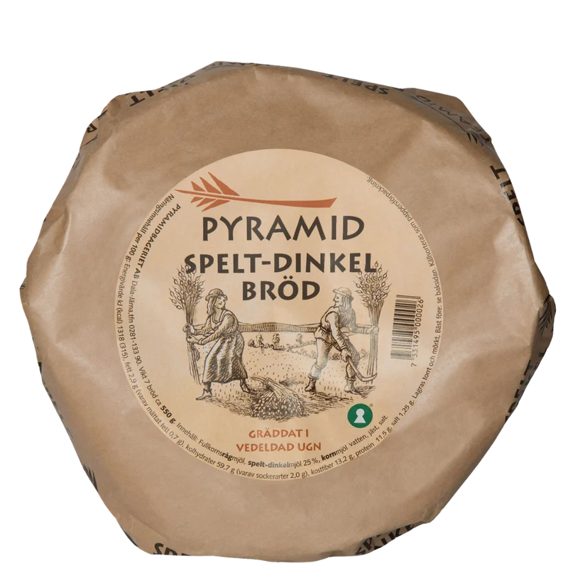 Spelt Dinkel Bröd - Dinkel-Knäckebrot - 550 g - Ø 27 cm