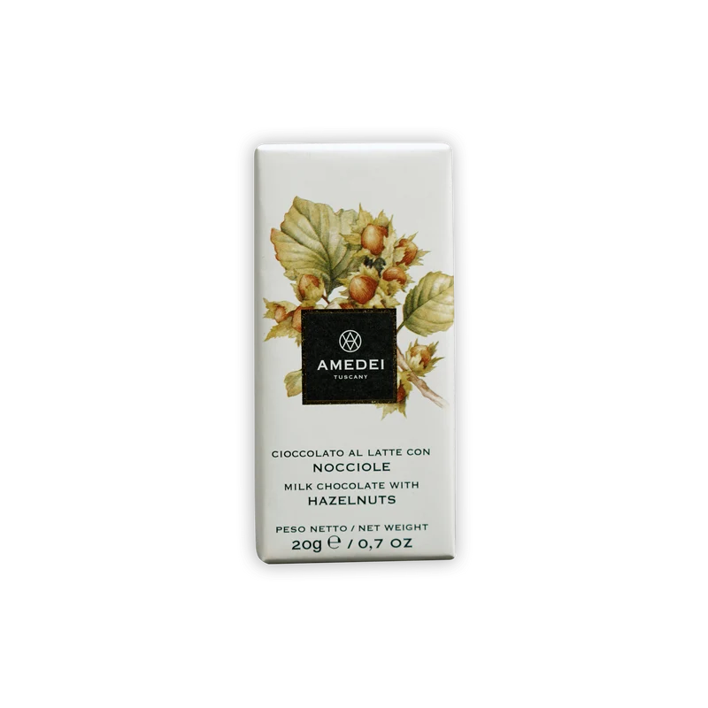 Amedei Mini Bars Milk w/ Hazelnut 32%