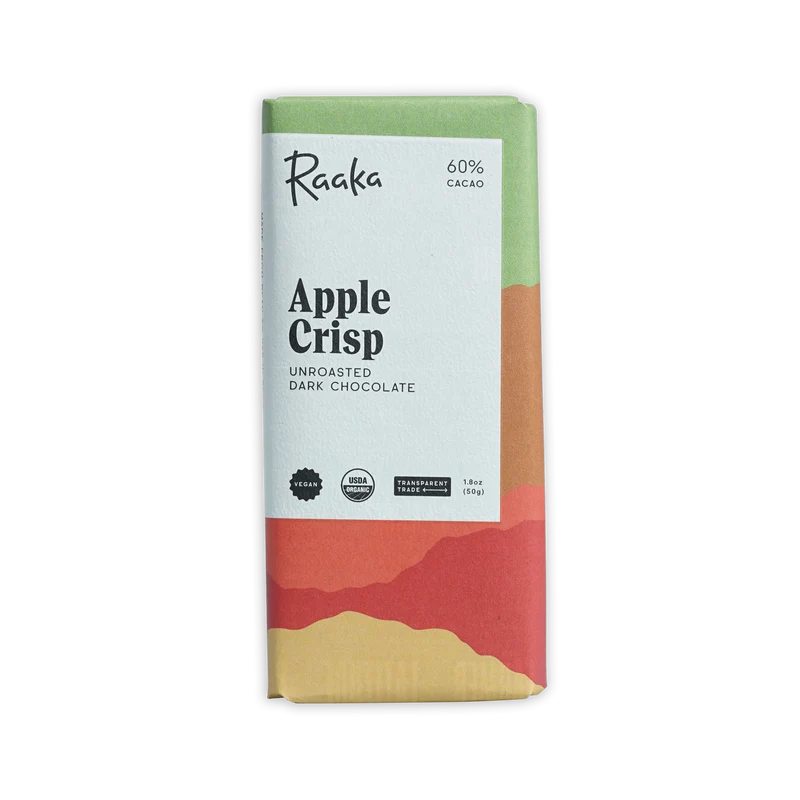 Raaka Apple Crisp Chocolate Bar 60% (Seasonal)