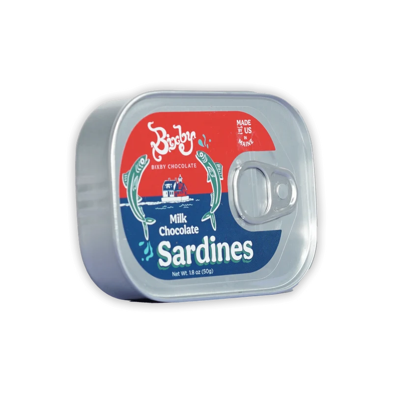 Bixby Tinned Milk Chocolate Sardines 45%