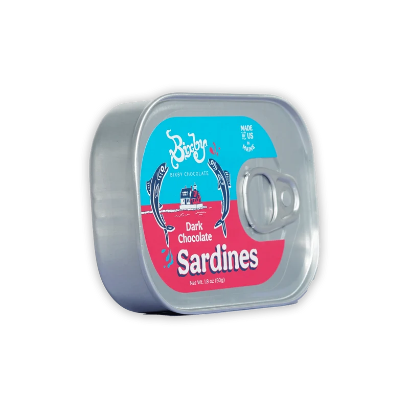 Bixby Tinned Dark Chocolate Sardines 60%