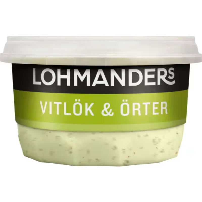 Lohmanders Vitlök & örter Sås - Garlic & Herb Sauce 230ml