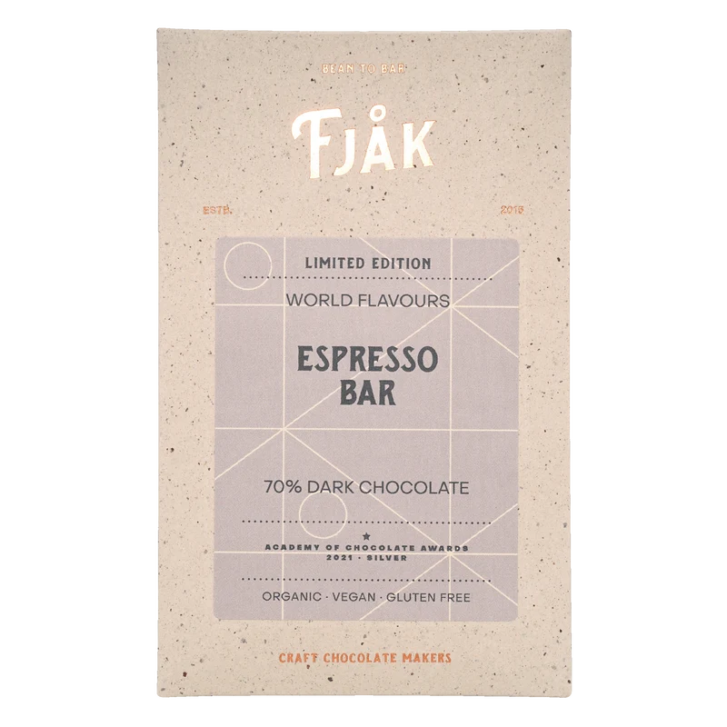 Fjåk Espresso Dark Chocolate 70% (Limited Edition)