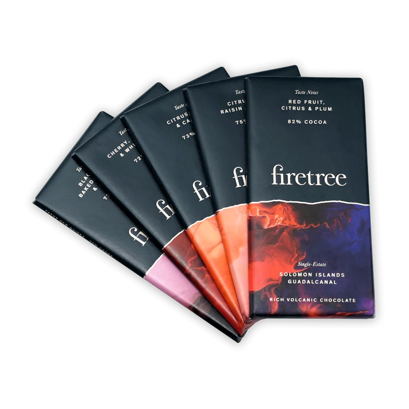 Firetree Chocolate Bars Bundle (5 Bars)