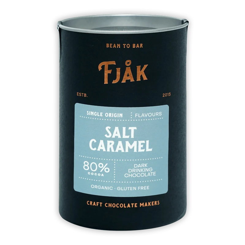 Fjåk Drinking Chocolate Dark Salt Caramel 80%