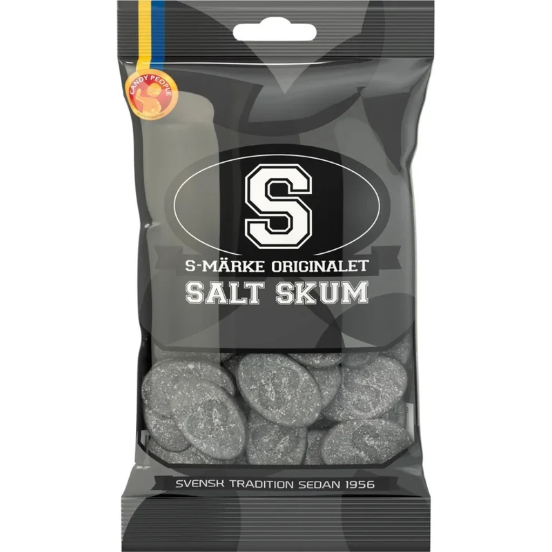 S-Märke Originalet Salt Skum - Salty Foam Candy 80g